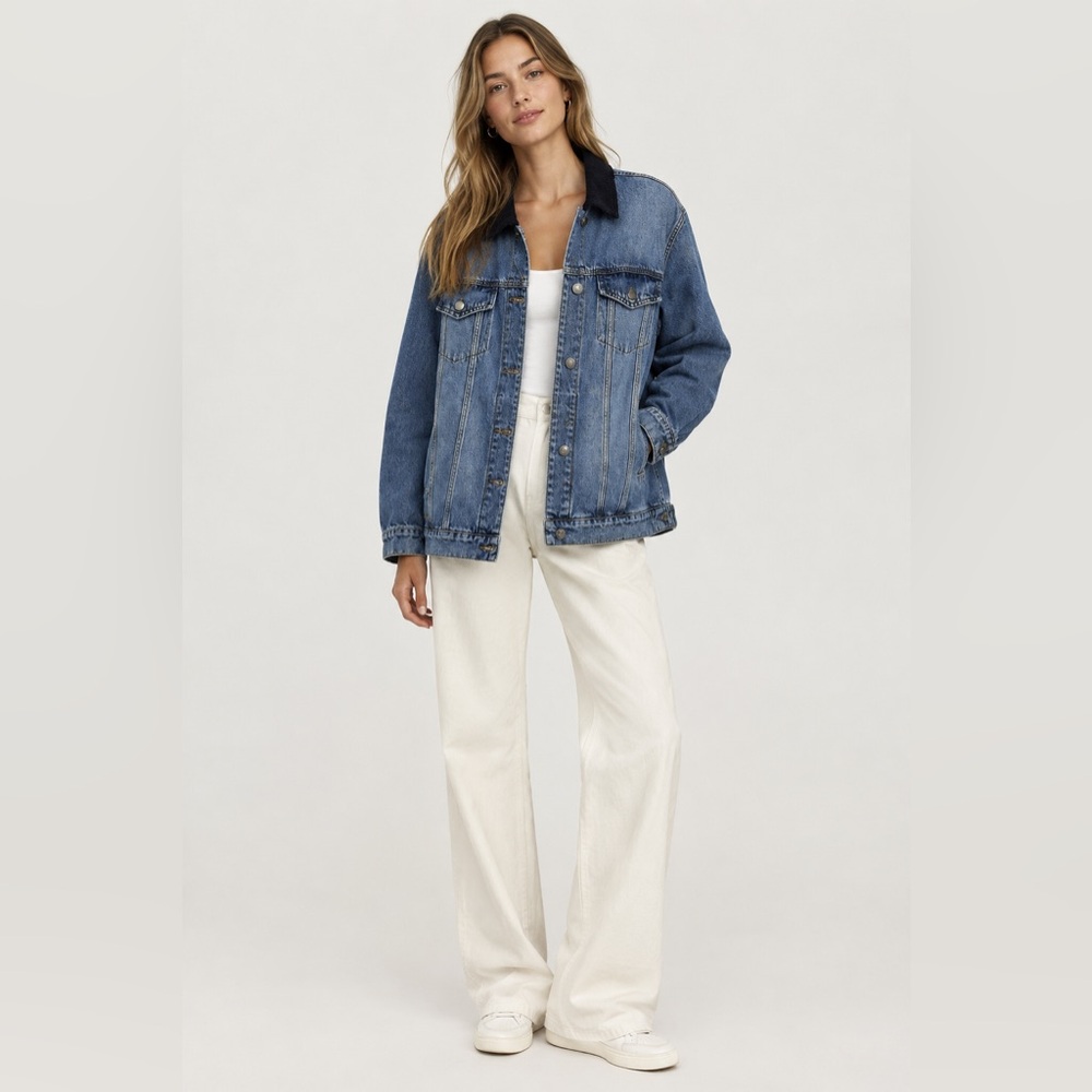 NWT The Fine Print Denim Jacket